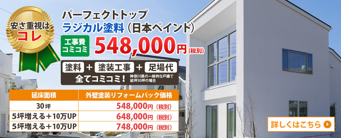 パーフェクトトップ ラジカル塗料（日本ペイント）